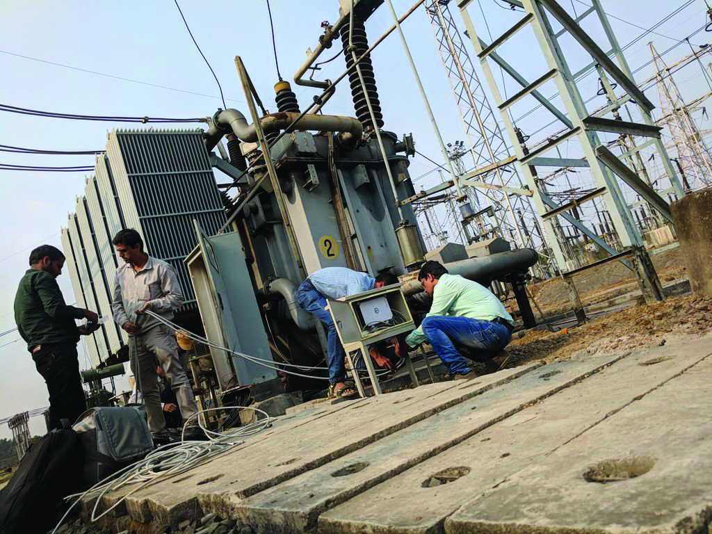 Rural electricity distribution network in India